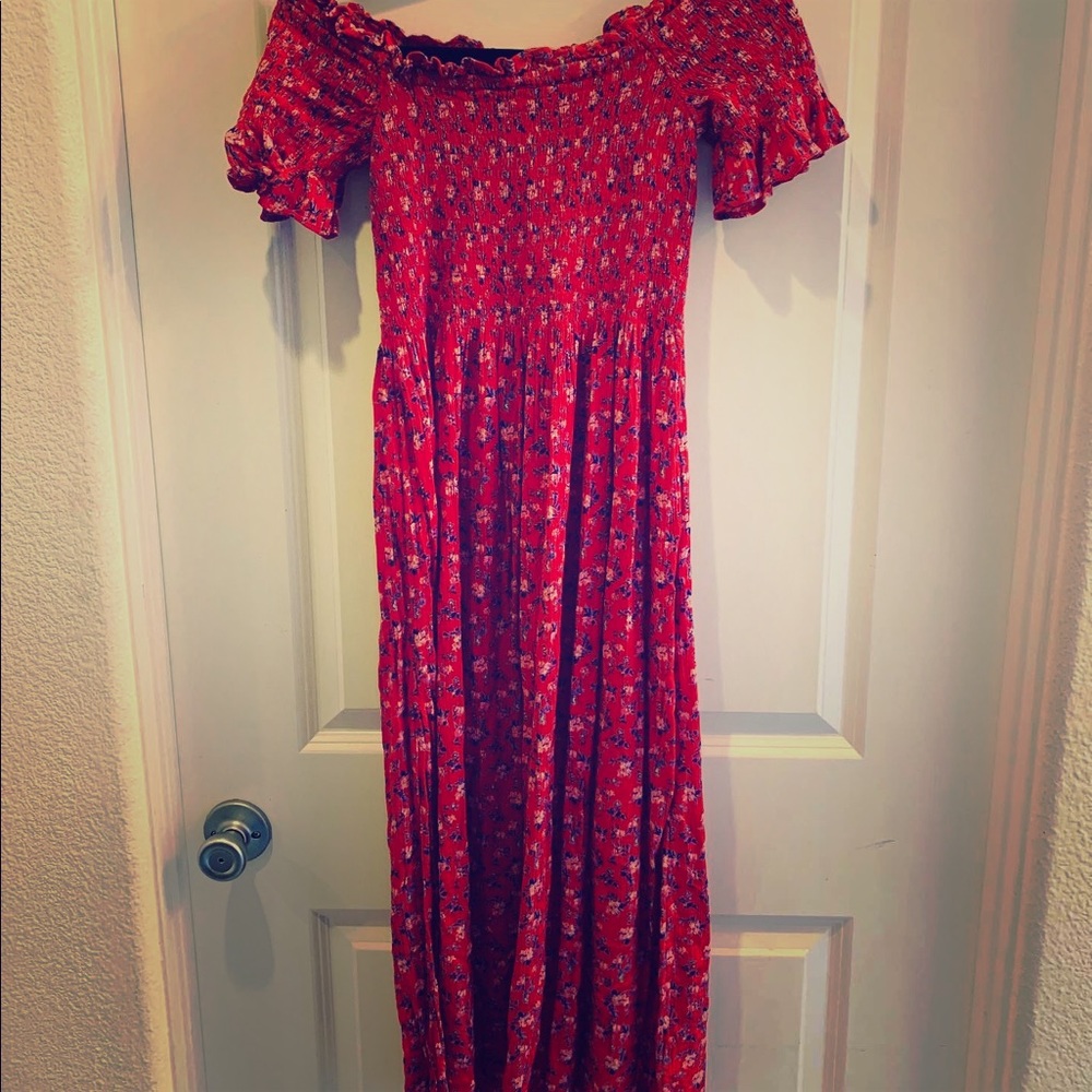 Urban Outfitters Off the shoulder dress.